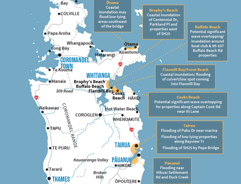 Read more about the article Multiple road closures across the Coromandel